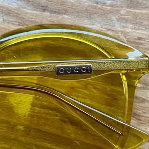 Gucci Oversized Round Retro Neon Sunglasses Hippie Gucci | Accessories | Gucci Oversized Round Retro Neon  main image 3